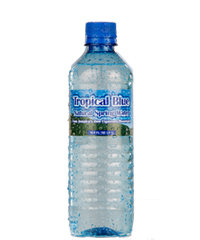 Tropical Blue Bottle Water 16 oz Regular
