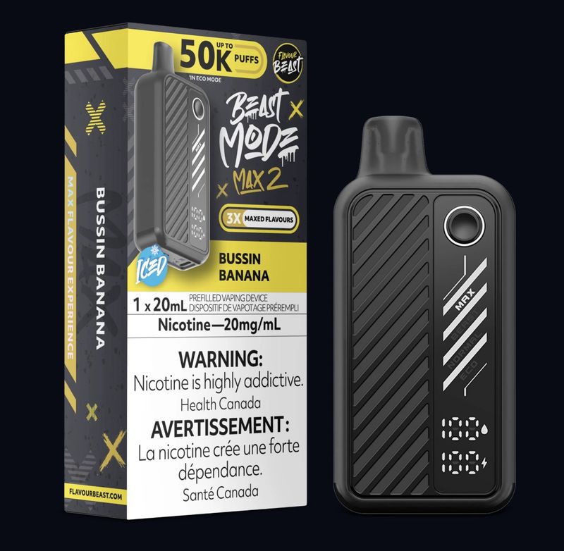 Beast Mode Max 2 Disposable - Bussin Banana (Iced)