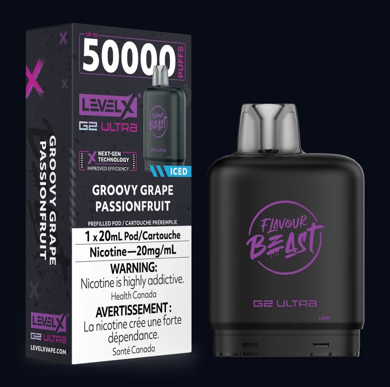 Level X G2 Ultra Pod - Groovy Grape Passionfruit (Iced)