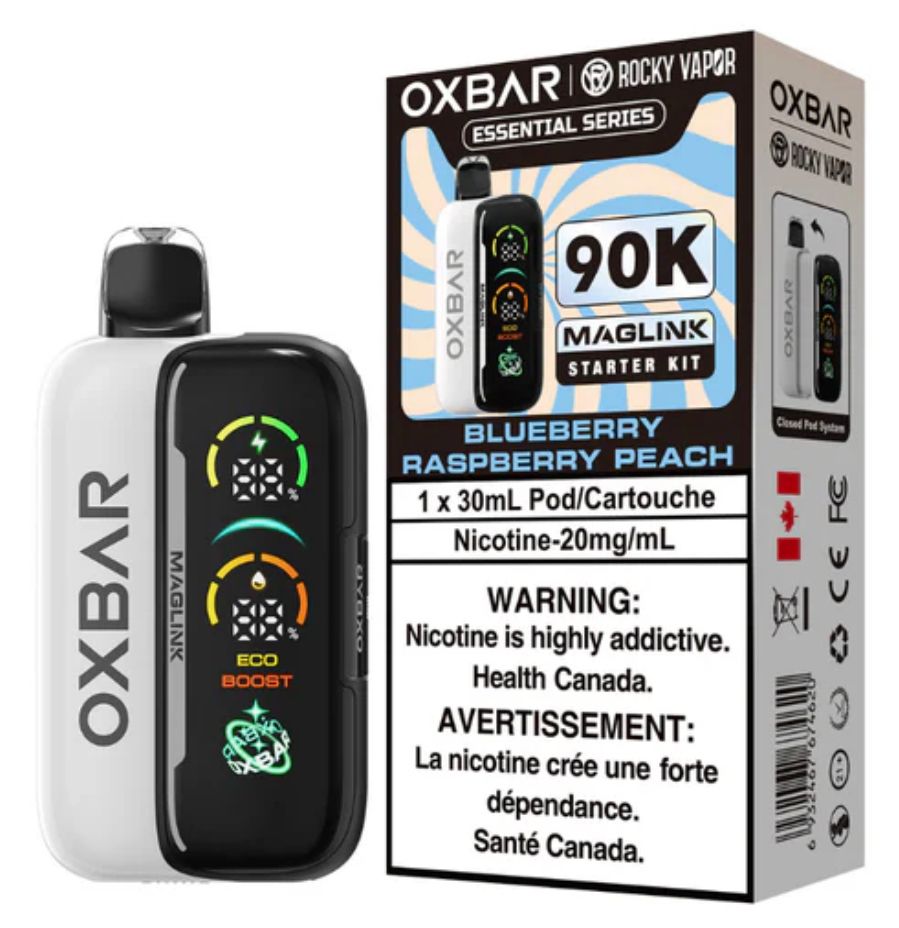 OXBAR x Rocky Vapor Maglink Starter kit - Blueberry Raspberry Peach