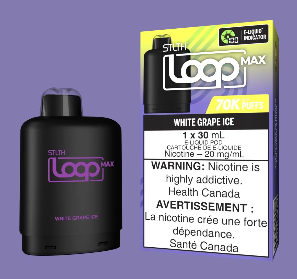 STLTH Loop Max Pod 70K - White Grape Ice
