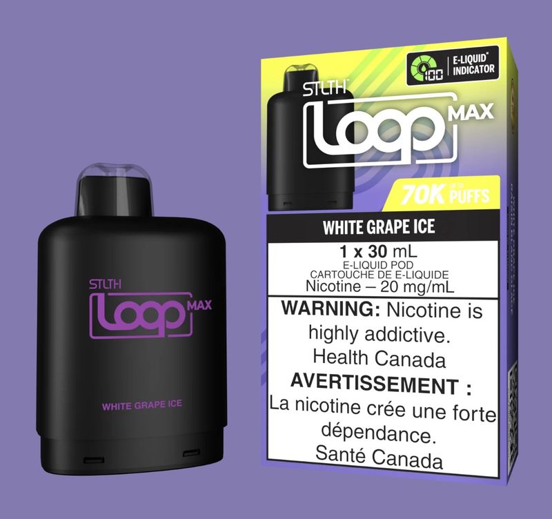 STLTH Loop Max Pod 70K - White Grape Ice