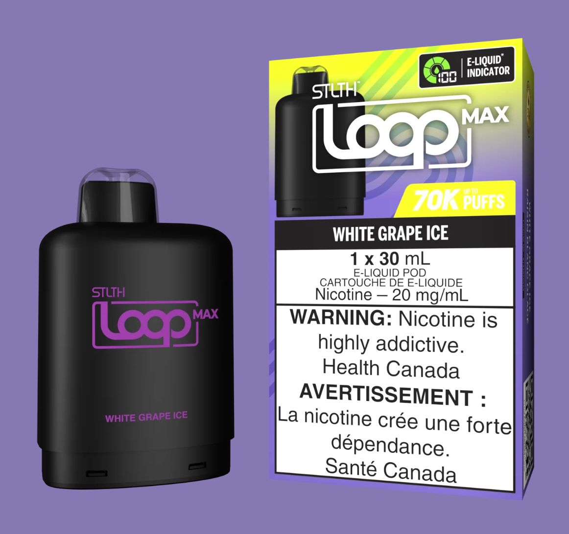 STLTH Loop Max Pod 70K - White Grape Ice