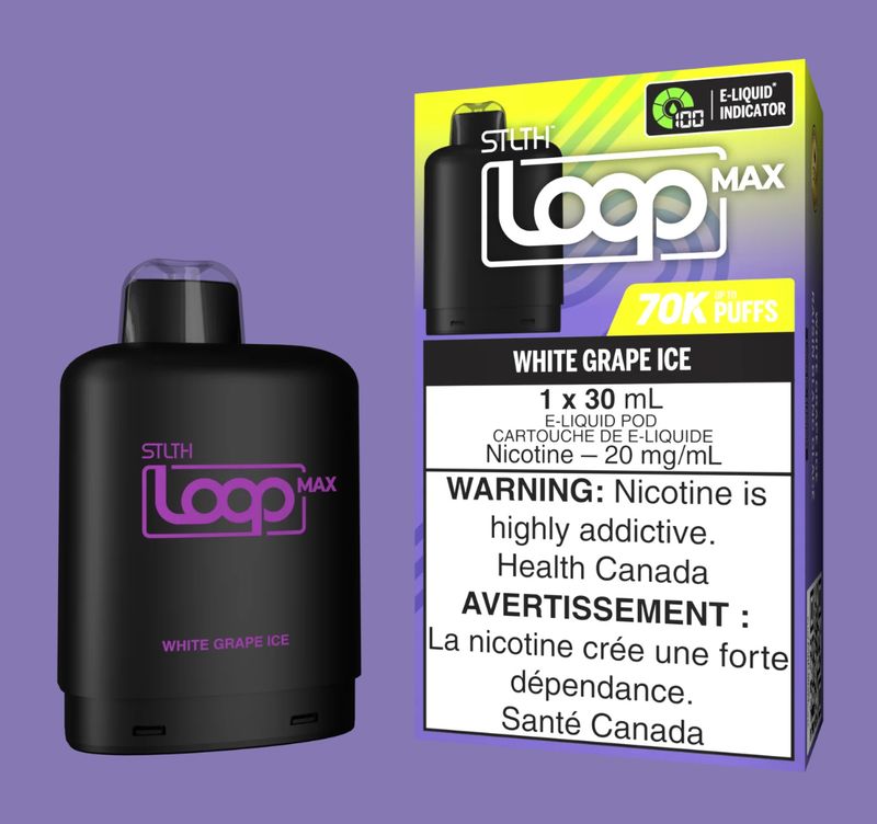 STLTH Loop Max Pod 70K - White Grape Ice
