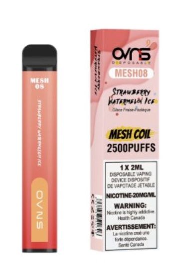 OVNS Mesh 08 - 2500 puffs - Strawberry Watermelon Ice