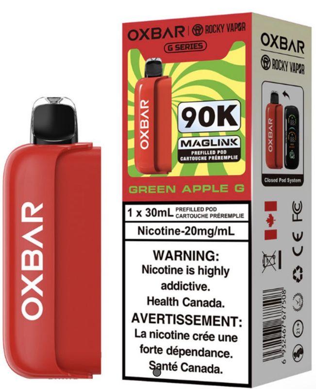 OXBAR x Rocky Vapor Maglink Pod - G Series - Green Apple G