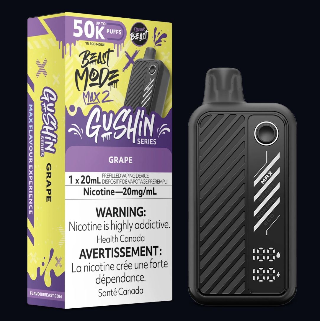 Beast Mode Max 2 Disposable - Gushin Grape