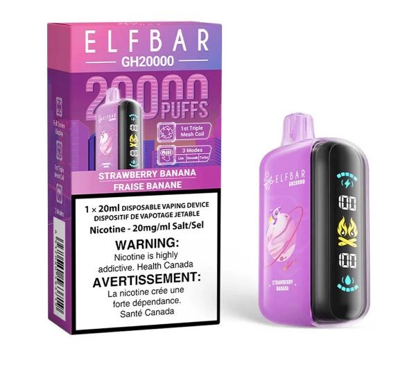 ELFBAR GH20000 Disposable - Strawberry Banana