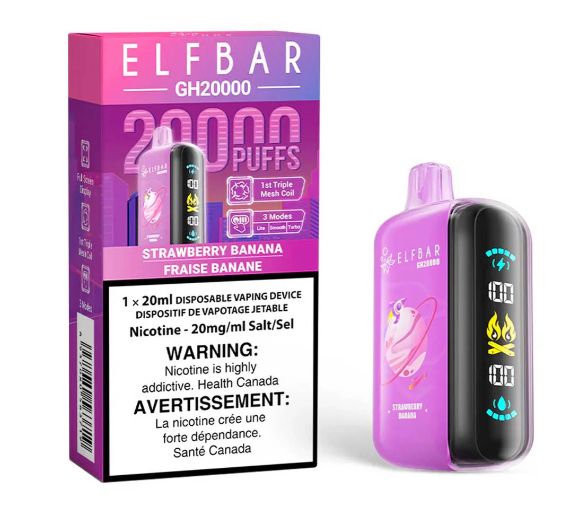 ELFBAR GH20000 Disposable - Strawberry Banana