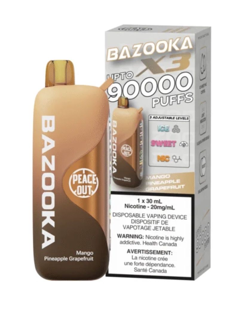 Bazooka 90k Disposable - Mango Pineapple Grapefruit