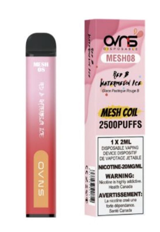 OVNS Mesh 08 - 2500 puffs - Red B Watermelon Ice