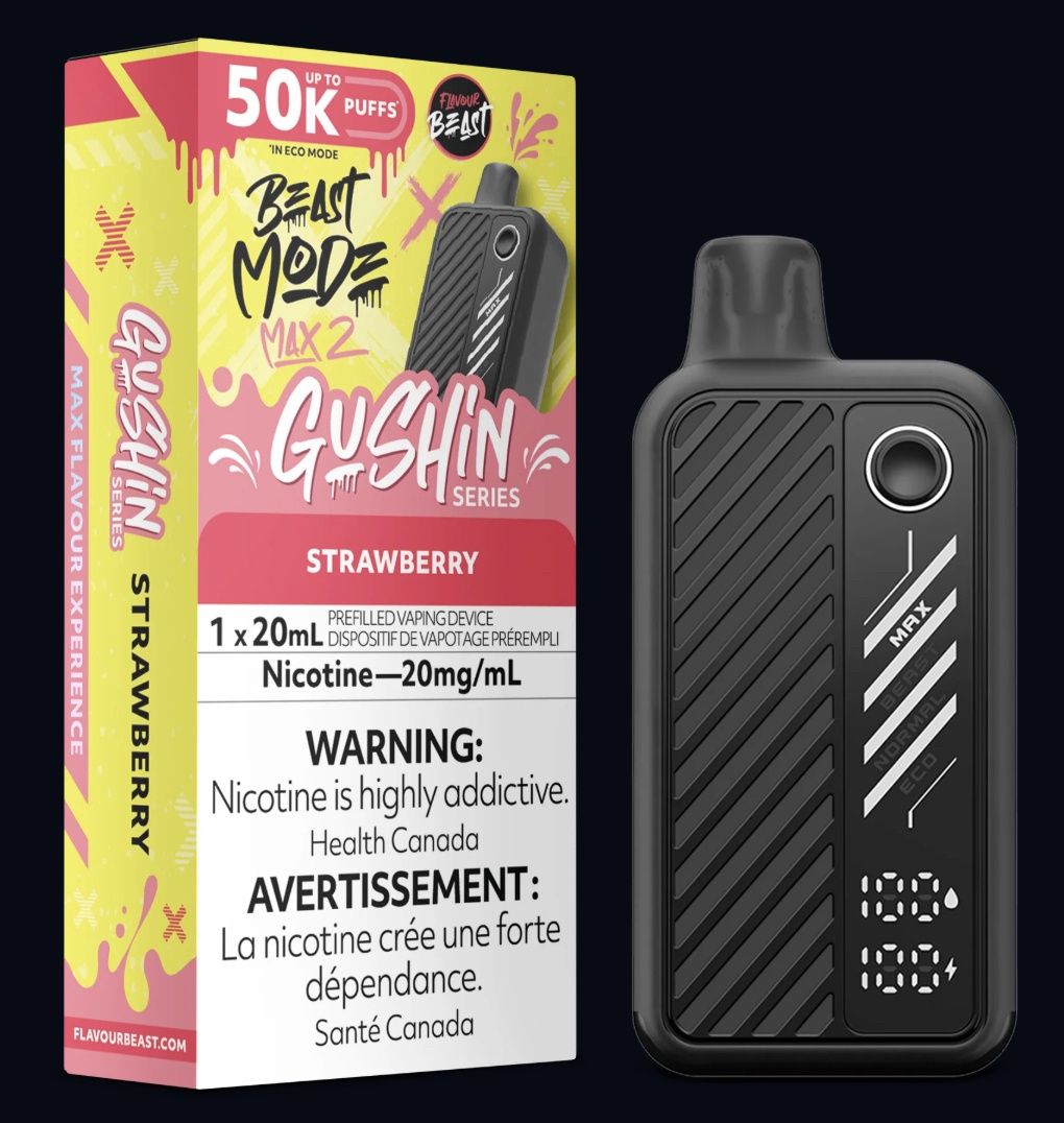 Beast Mode Max 2 Disposable - Gushin Strawberry