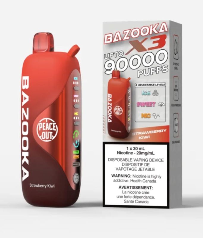 Bazooka 90k Disposable - Strawberry Kiwi