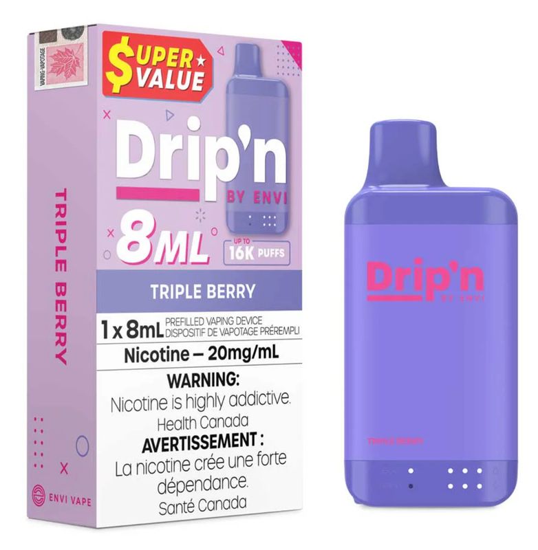DRIP’N 8ml Disposable - Triple Berry