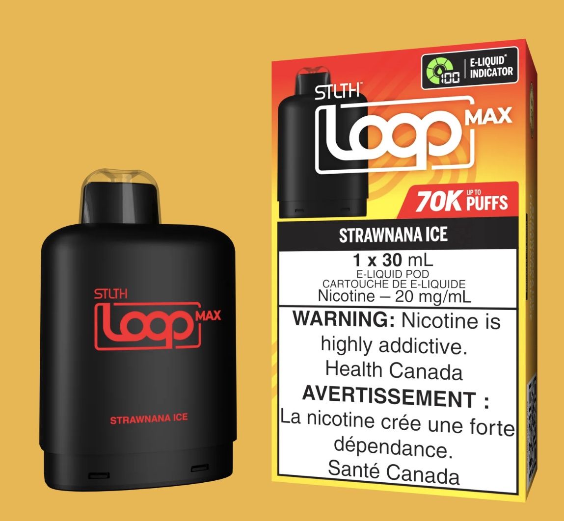 STLTH Loop Max Pod 70K - Strawnana Ice