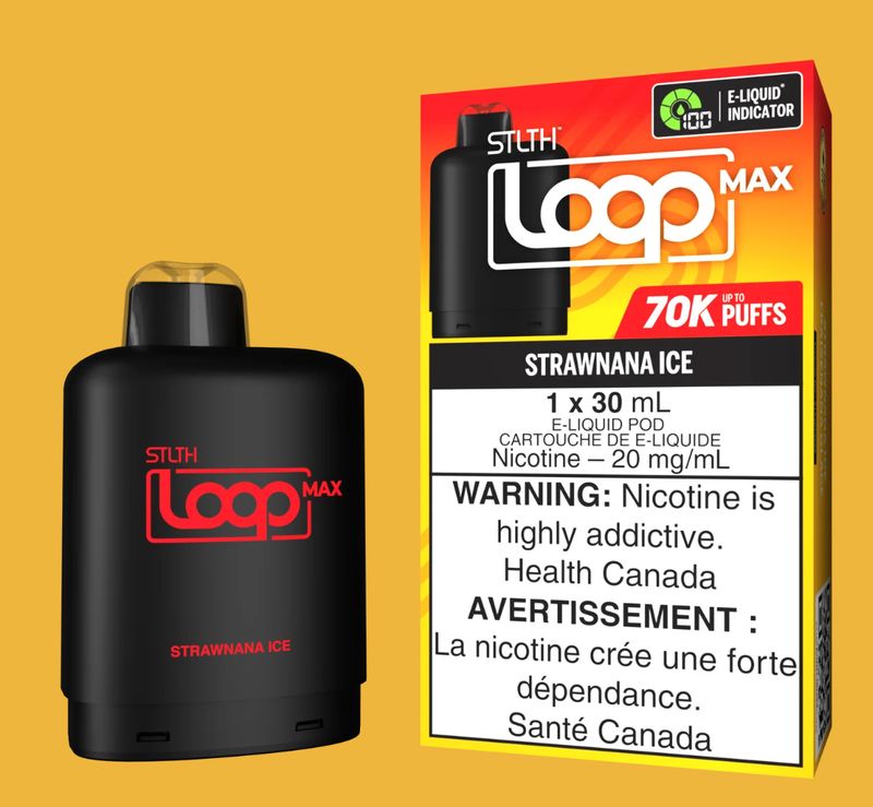 STLTH Loop Max Pod 70K - Strawnana Ice