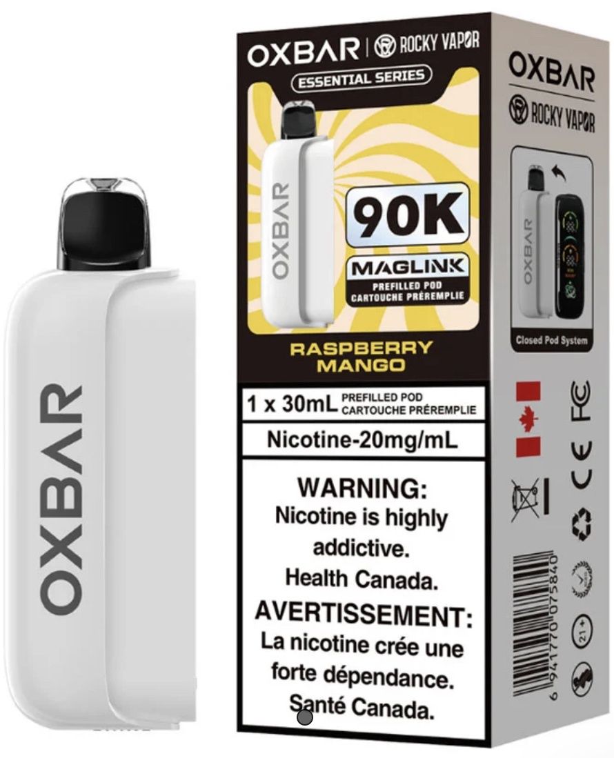 OXBAR x Rocky Vapor Maglink Pod - Essential Series - Raspberry Mango