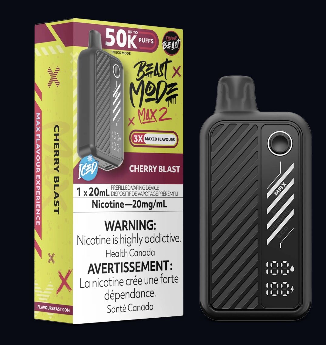 Beast Mode Max 2 Disposable - Cherry Blast (Iced)