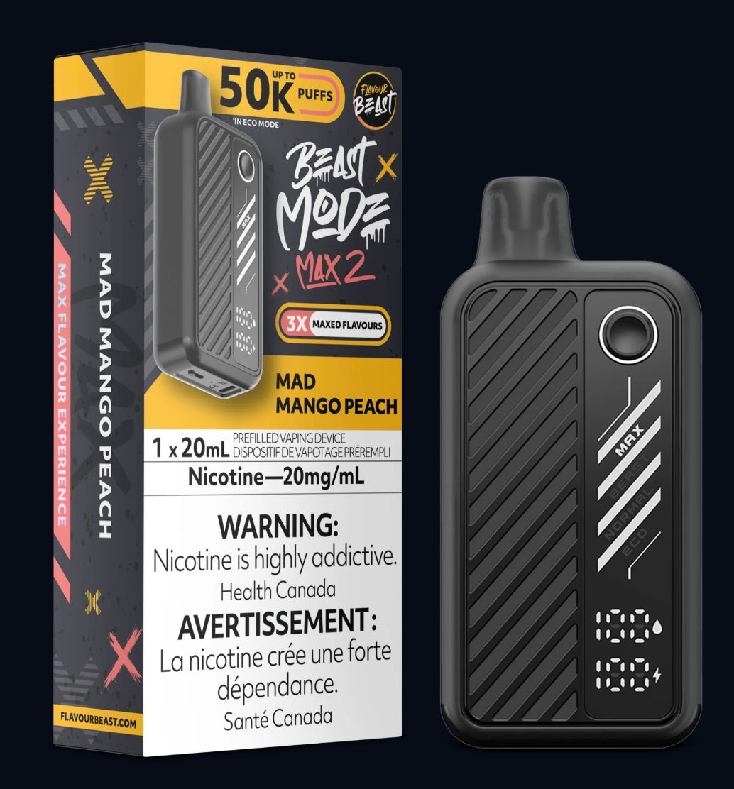 Beast Mode Max 2 Disposable - Mad Mango Peach Beast Mode Max 2 Disposable - Mad Mango Peach