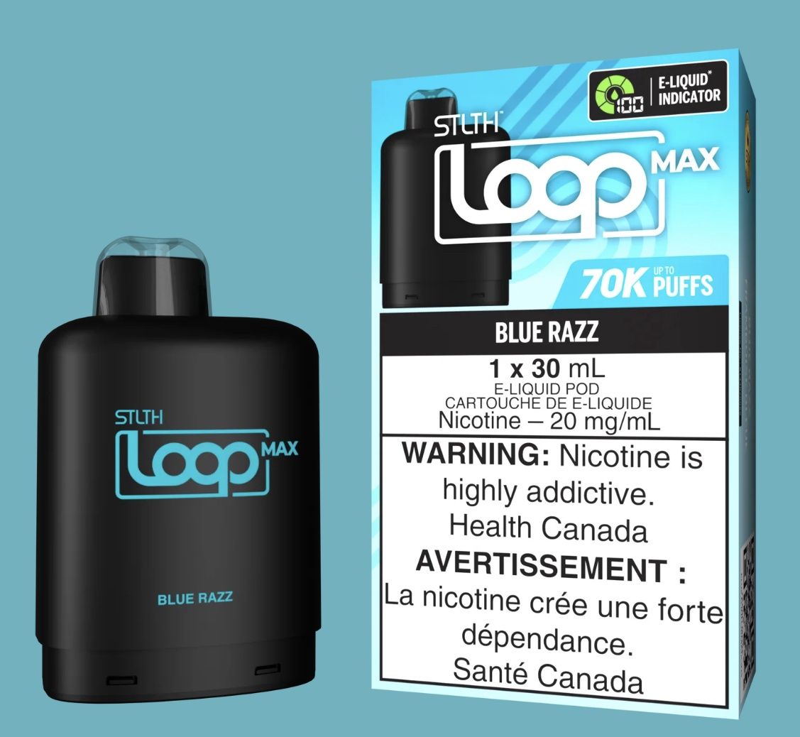 STLTH Loop Max Pod 70K - Blue Razz