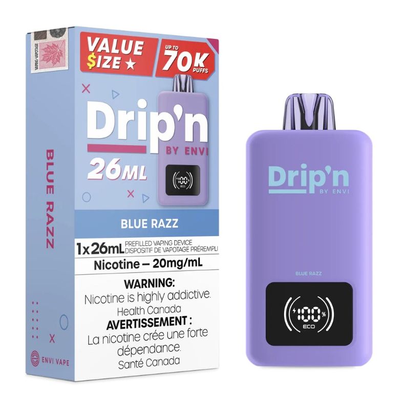 DRIP’N 26ml 70k Disposable - Blue Razz