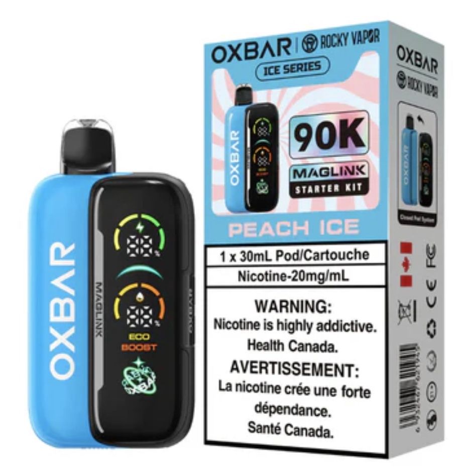 OXBAR x Rocky Vapor Maglink Starter kit - Peach Ice