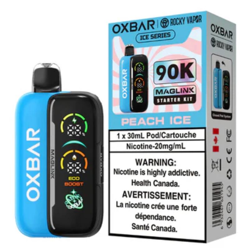 OXBAR x Rocky Vapor Maglink Starter kit - Peach Ice