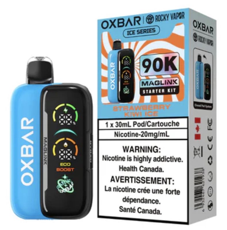 OXBAR x Rocky Vapor Maglink Starter kit - Strawberry Kiwi Ice