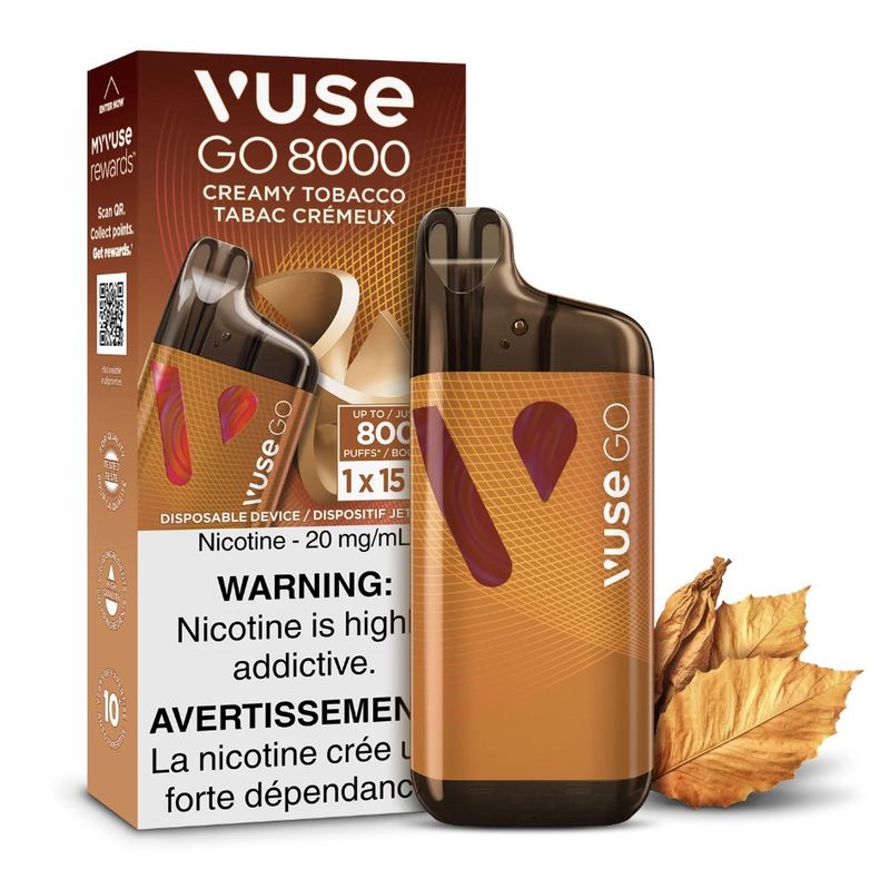 VUSE GO 8000 Puffs Disposable - Creamy Tobacco