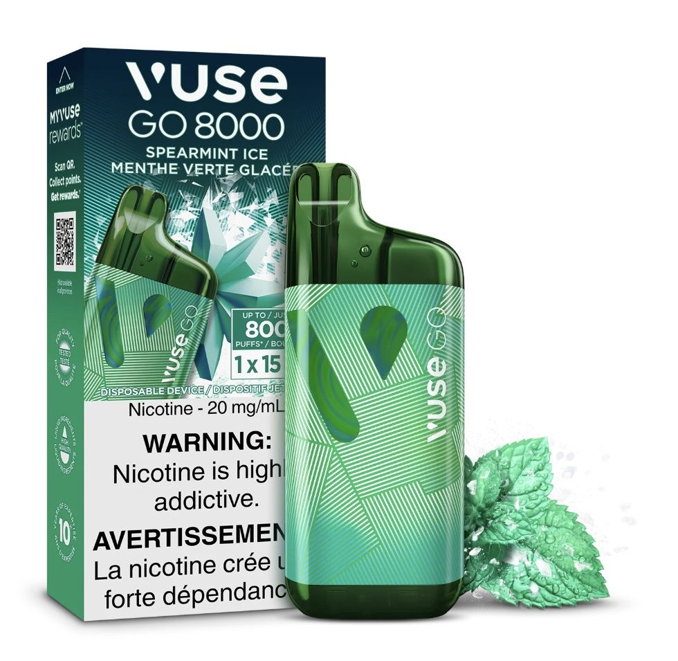 VUSE GO 8000 Puffs Disposable - Spearmint Ice
