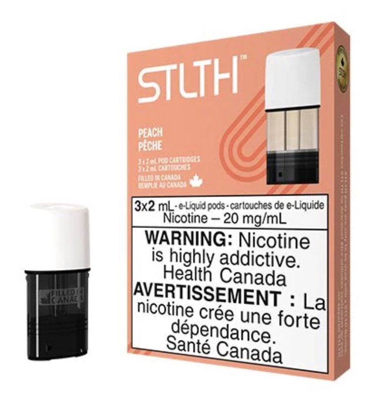 STLTH 20mL e-liquid pod - Peach