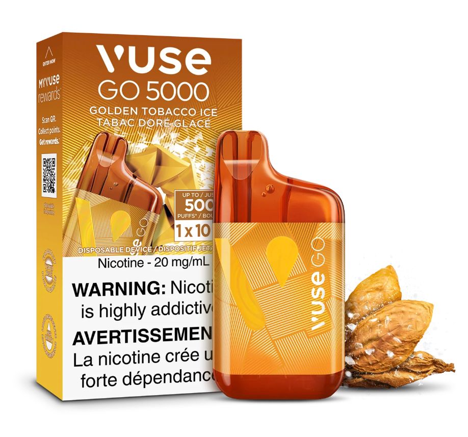 VUSE GO 5000 Disposable - Golden Tobacco Ice