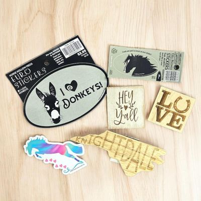 STICKERS &amp; MAGNETS