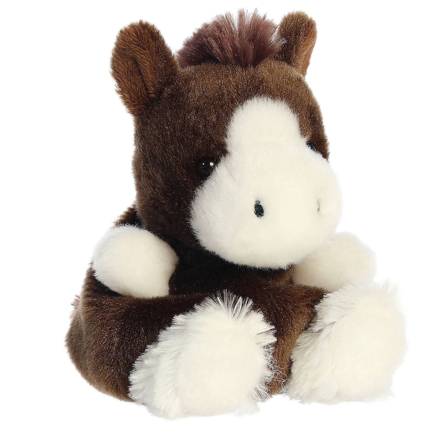 5" Plush Pal Mocha Horse Clydesdale Palm Pals
