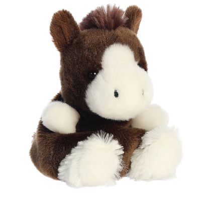 5" Plush Pal Mocha Horse Clydesdale Palm Pals