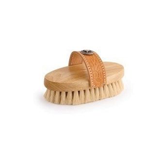 2254 Legends™ Cowgirl Small Oval Body Grooming Brush - White 7-1/2"