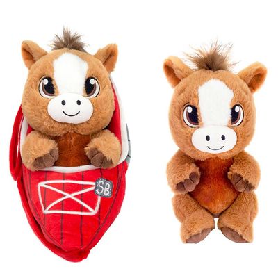 9.5" Cuddle Horse in Sling