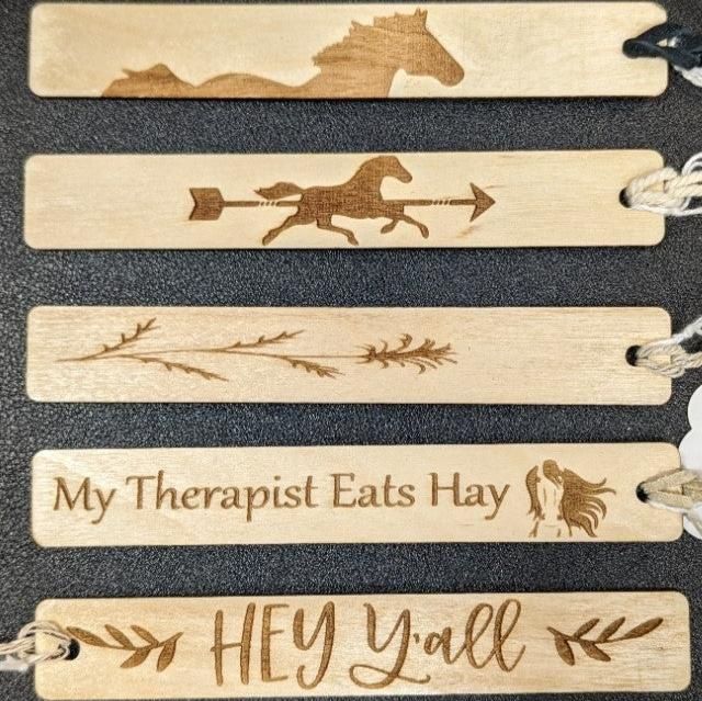 Back Forty Designs Wooden Bookmarks