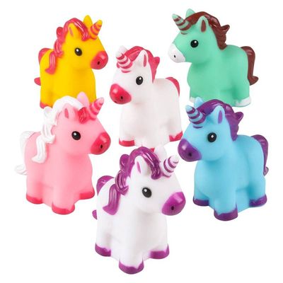 2" Rubber Unicorn Toy