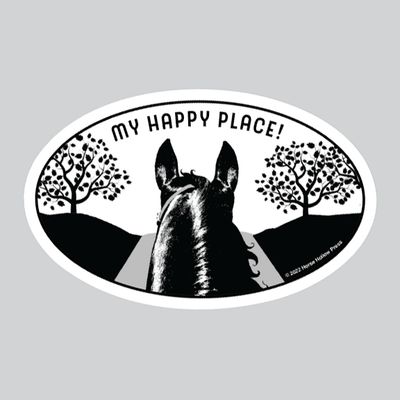 3" My Happy Place Sticker