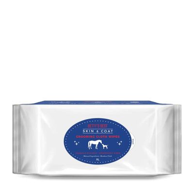 Betty's Best Skin &amp; Coat Cloth Wipes XL - Wipes Pack