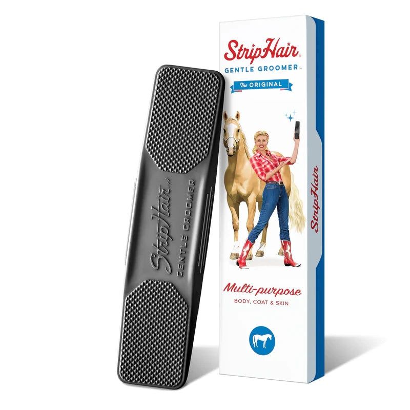 Betty's Best StripHair Gentle Groomer Original for Horses - Black