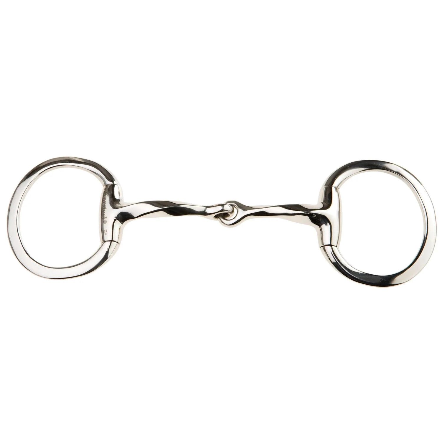 Carlyle 4.75" Slow Twist Eggbutt Snaffle Bit