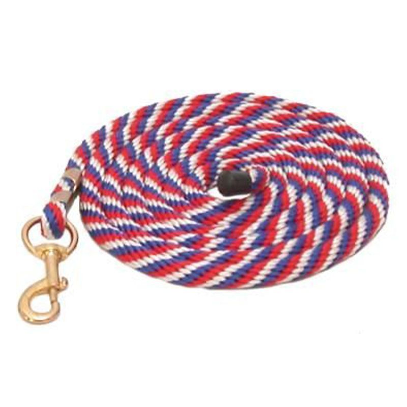 Gatsby® Poly 8ft Lead/Snap - Red/Blue/White