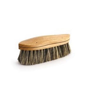2204 Legends™ English Charger Curved-Back Body Grooming Brush - Gray