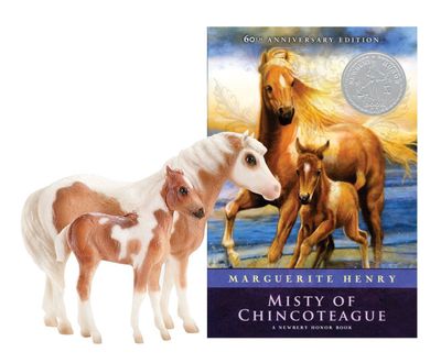 BREYER Misty and Stormy with Book