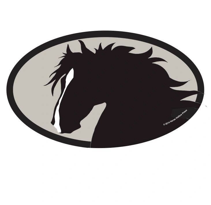 Horse Sticker: Horse w/ Flowing Mane