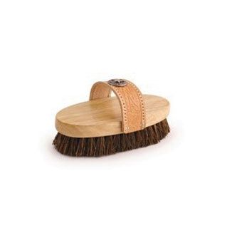 2255 Legends™ Cowboy Small Oval Mud Brush Hardwood Palmyra Fiber