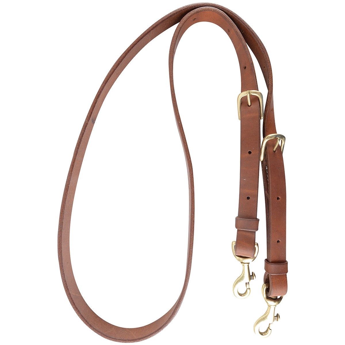 Adj Flat Barrel Rein - Snap Ends