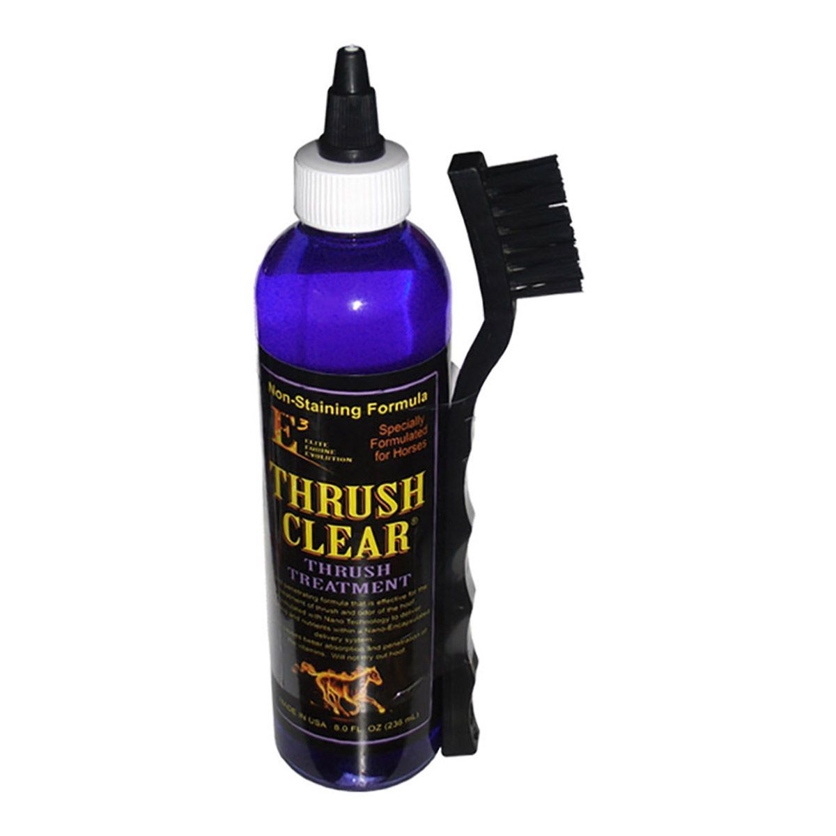 E3 Thrush Clear with Brush 8 oz
